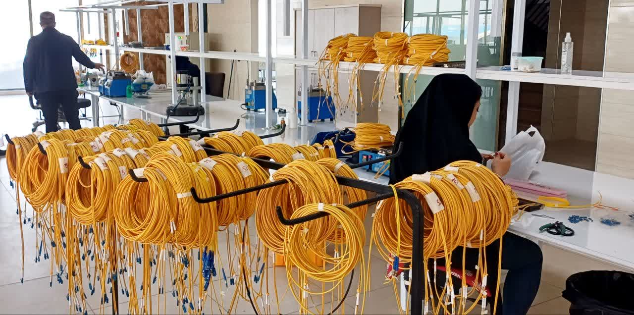 خط تولید پچ کورد فیبرنوری 