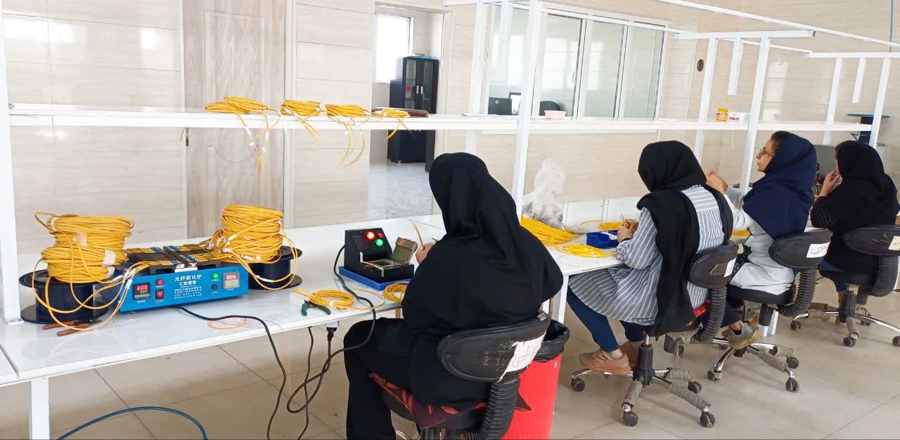 خط تولید پچ کورد فیبرنوری 