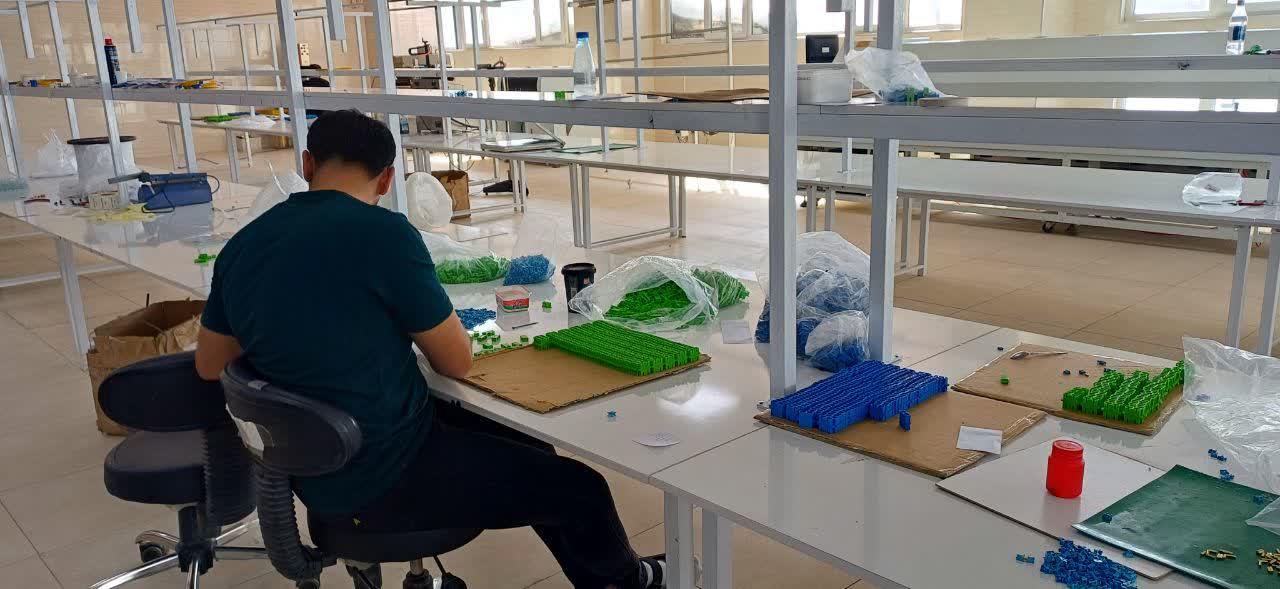 خط مونتاژ آداپتور فیبرنوری